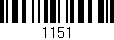 Código de barras (EAN, GTIN, SKU, ISBN): '1151'