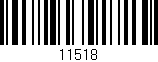 Código de barras (EAN, GTIN, SKU, ISBN): '11518'
