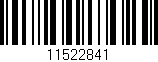 Código de barras (EAN, GTIN, SKU, ISBN): '11522841'