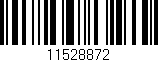 Código de barras (EAN, GTIN, SKU, ISBN): '11528872'