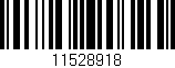 Código de barras (EAN, GTIN, SKU, ISBN): '11528918'