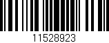 Código de barras (EAN, GTIN, SKU, ISBN): '11528923'