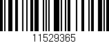 Código de barras (EAN, GTIN, SKU, ISBN): '11529365'