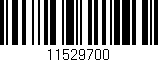 Código de barras (EAN, GTIN, SKU, ISBN): '11529700'