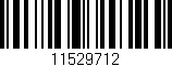 Código de barras (EAN, GTIN, SKU, ISBN): '11529712'