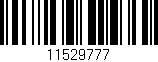 Código de barras (EAN, GTIN, SKU, ISBN): '11529777'