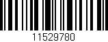 Código de barras (EAN, GTIN, SKU, ISBN): '11529780'