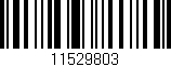 Código de barras (EAN, GTIN, SKU, ISBN): '11529803'