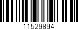 Código de barras (EAN, GTIN, SKU, ISBN): '11529894'