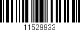 Código de barras (EAN, GTIN, SKU, ISBN): '11529933'