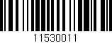 Código de barras (EAN, GTIN, SKU, ISBN): '11530011'