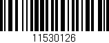 Código de barras (EAN, GTIN, SKU, ISBN): '11530126'