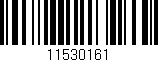 Código de barras (EAN, GTIN, SKU, ISBN): '11530161'