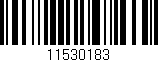 Código de barras (EAN, GTIN, SKU, ISBN): '11530183'
