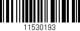 Código de barras (EAN, GTIN, SKU, ISBN): '11530193'