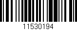 Código de barras (EAN, GTIN, SKU, ISBN): '11530194'