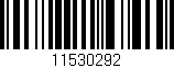 Código de barras (EAN, GTIN, SKU, ISBN): '11530292'