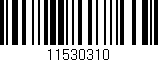 Código de barras (EAN, GTIN, SKU, ISBN): '11530310'