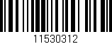 Código de barras (EAN, GTIN, SKU, ISBN): '11530312'