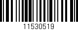 Código de barras (EAN, GTIN, SKU, ISBN): '11530519'
