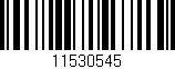 Código de barras (EAN, GTIN, SKU, ISBN): '11530545'