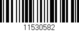 Código de barras (EAN, GTIN, SKU, ISBN): '11530582'