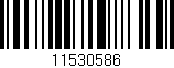 Código de barras (EAN, GTIN, SKU, ISBN): '11530586'