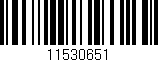 Código de barras (EAN, GTIN, SKU, ISBN): '11530651'