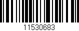 Código de barras (EAN, GTIN, SKU, ISBN): '11530683'