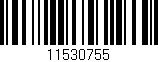 Código de barras (EAN, GTIN, SKU, ISBN): '11530755'