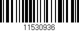 Código de barras (EAN, GTIN, SKU, ISBN): '11530936'