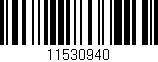 Código de barras (EAN, GTIN, SKU, ISBN): '11530940'