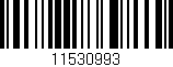Código de barras (EAN, GTIN, SKU, ISBN): '11530993'