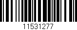 Código de barras (EAN, GTIN, SKU, ISBN): '11531277'
