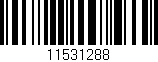 Código de barras (EAN, GTIN, SKU, ISBN): '11531288'