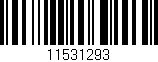Código de barras (EAN, GTIN, SKU, ISBN): '11531293'