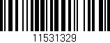 Código de barras (EAN, GTIN, SKU, ISBN): '11531329'