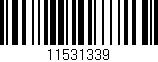 Código de barras (EAN, GTIN, SKU, ISBN): '11531339'