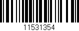 Código de barras (EAN, GTIN, SKU, ISBN): '11531354'