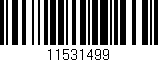 Código de barras (EAN, GTIN, SKU, ISBN): '11531499'