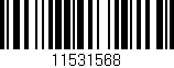Código de barras (EAN, GTIN, SKU, ISBN): '11531568'