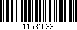 Código de barras (EAN, GTIN, SKU, ISBN): '11531633'