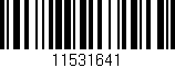 Código de barras (EAN, GTIN, SKU, ISBN): '11531641'