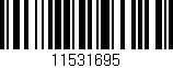 Código de barras (EAN, GTIN, SKU, ISBN): '11531695'