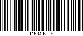 Código de barras (EAN, GTIN, SKU, ISBN): '11534-NT-F'