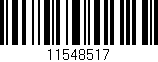 Código de barras (EAN, GTIN, SKU, ISBN): '11548517'