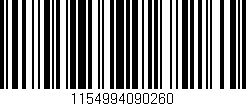Código de barras (EAN, GTIN, SKU, ISBN): '1154994090260'