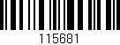 Código de barras (EAN, GTIN, SKU, ISBN): '115681'