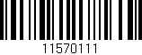 Código de barras (EAN, GTIN, SKU, ISBN): '11570111'