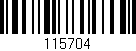 Código de barras (EAN, GTIN, SKU, ISBN): '115704'